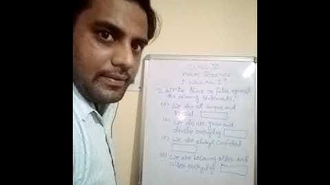 Class VI Moral Science chapter 1 exercise reference video part 2