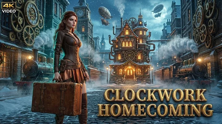 The Clockwork Homecoming | Steampunk Christmas Ai Short Film