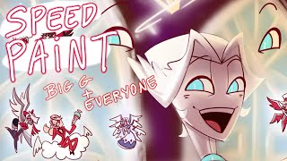 [ Speedpaint ] Big G and Everyone ✨ | The Big G - Hellaverse AU