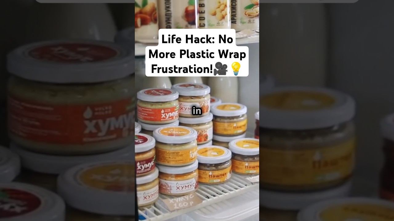 Life Hack: No More Plastic Wrap 🎥💡!