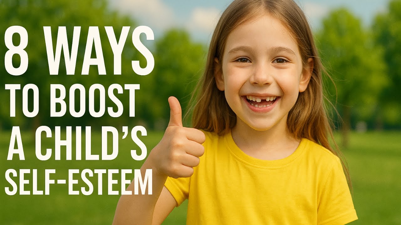 8 Ways to Boost A Child's Self Esteem / Help Kids Build Confidence ...