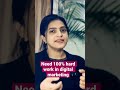 Need 100% hard work in digital marketing course #digitalmarketingcourse