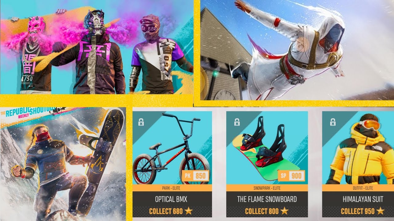 NEW season WINTER WONDERLAND Everything You can Unlock Riders