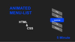 Modern Animated Menu Ui Html Css Tutorial Beginner Friendly Glow Devcode.