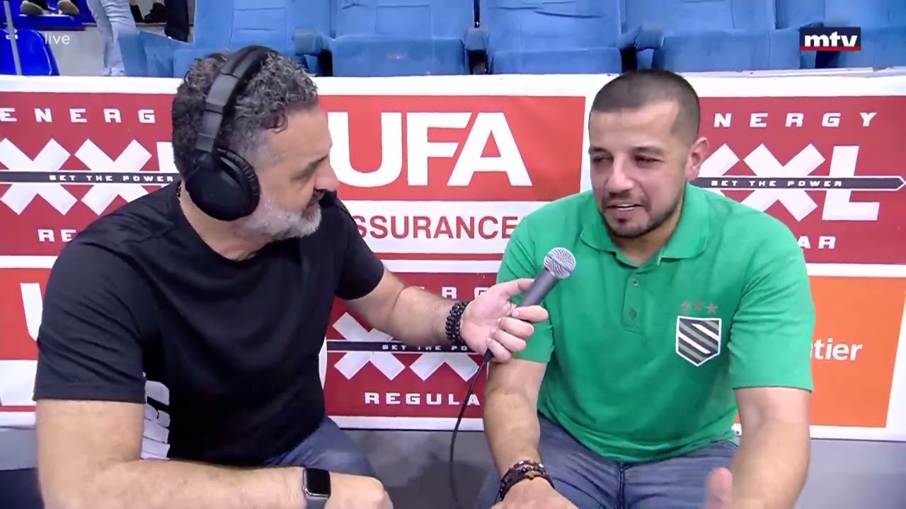 جو غطاس مدرب الحكمة في مقابلة مع أم تي في