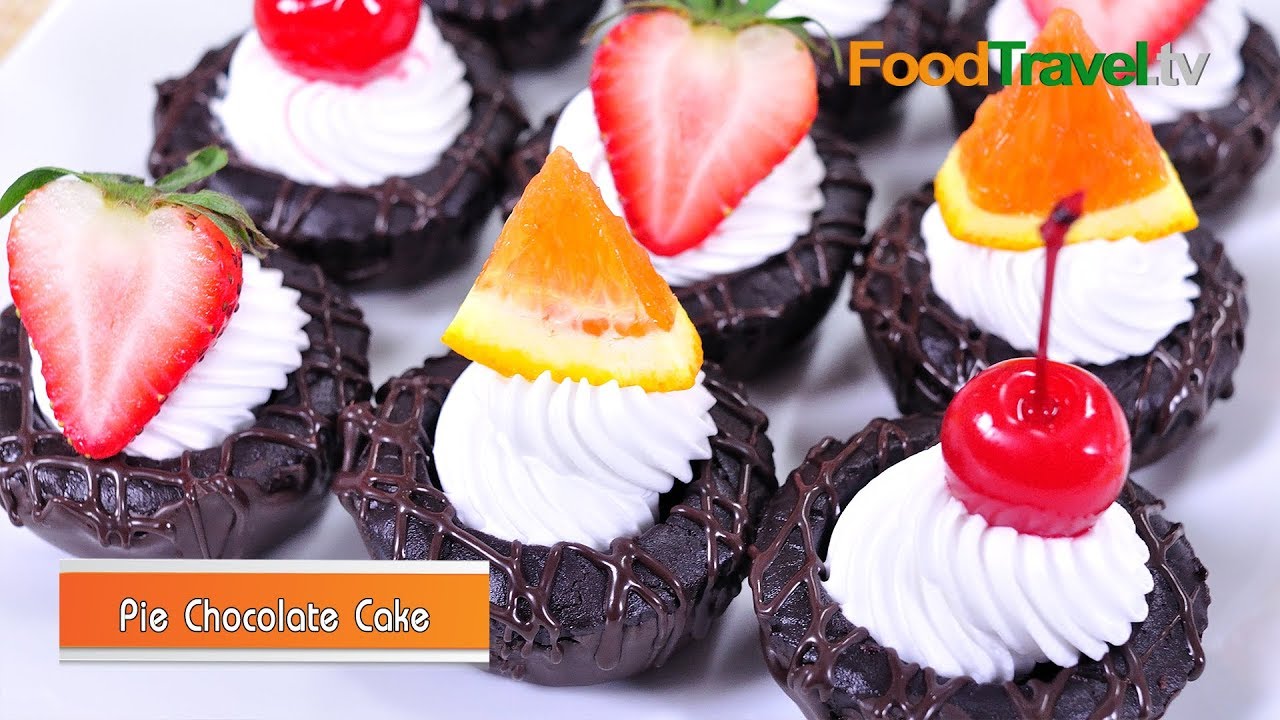 พายช็อคโกแลตเค้ก Pie Chocolate Cake | FoodTravel