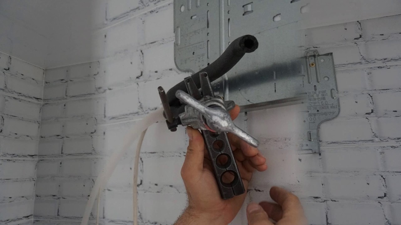 Как установить сплит систему (кондиционер) самостоятельно - YouTube