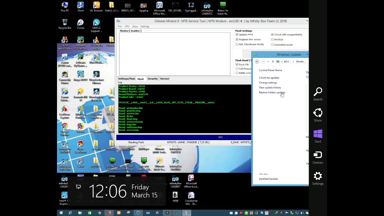 How to Read Mtk 6570 Firmware by cm2 || 