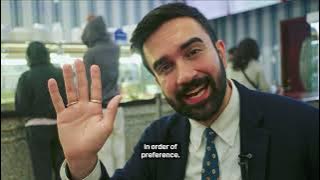 Zohran explains Ranked Choice Voting in Urdu/Hindi