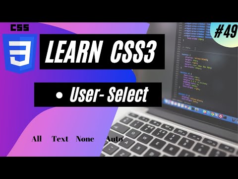 CSS user-select in Hindi | Security purpose |  input , label ,Textarea property | #49