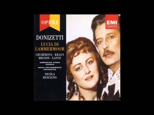 Donizetti - Lucia di lammermoor:Sulla tomba : A.Kraus, E.Gruberova / Royal Philh Orch / N.Rescigno