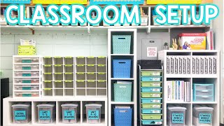 CLASSROOM SETUP  All the Organization!