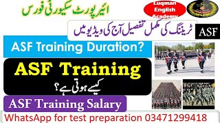 ASF Training | Airport Security Force Salary