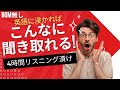 【BGM無し】厳選文リスニング漬け！4時間500文で英語耳に！英語脳を育む音声学習でリスニングを上達！