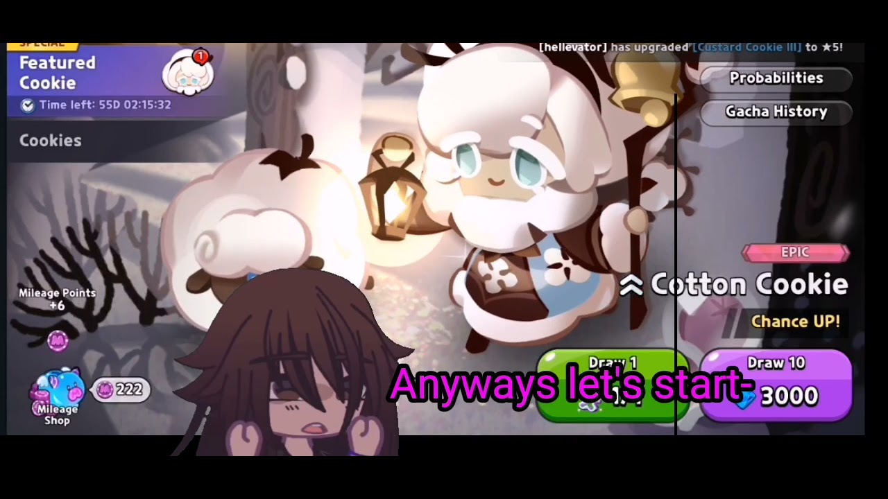 I played Cookie run kingdom! (gacha green screen)and I got onion