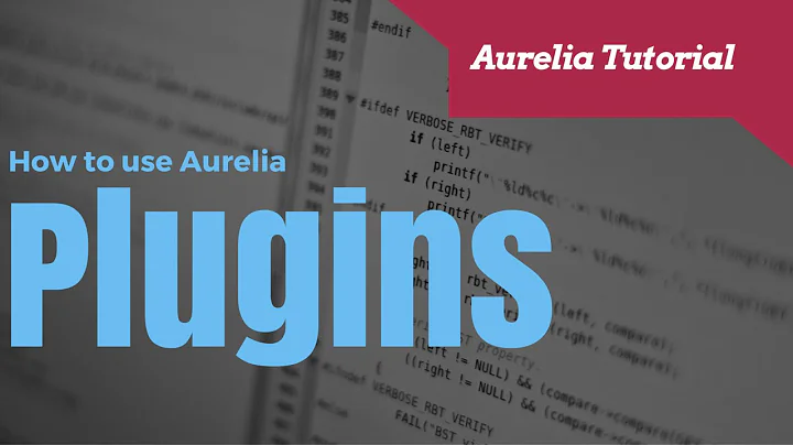How To Use Aurelia Plugins