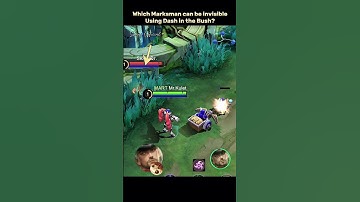 ✅Which marksman can be invisible Using dash in the bush? #mobilelegends #mlbb #highlight #fyp