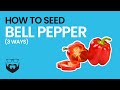 How to Seed a Bell Pepper (3 Ways)