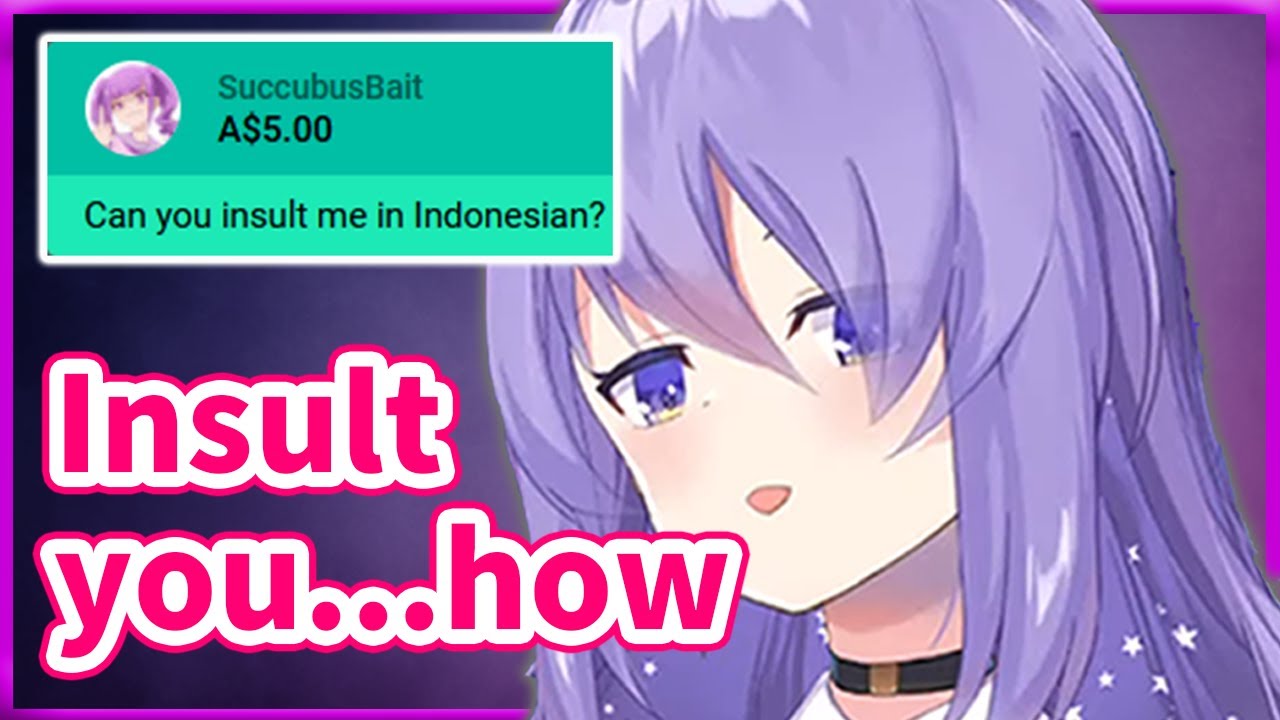 Chat asks to be Insulted but Moona is too Pure to think of one【Moona Hoshinova / HololiveID】