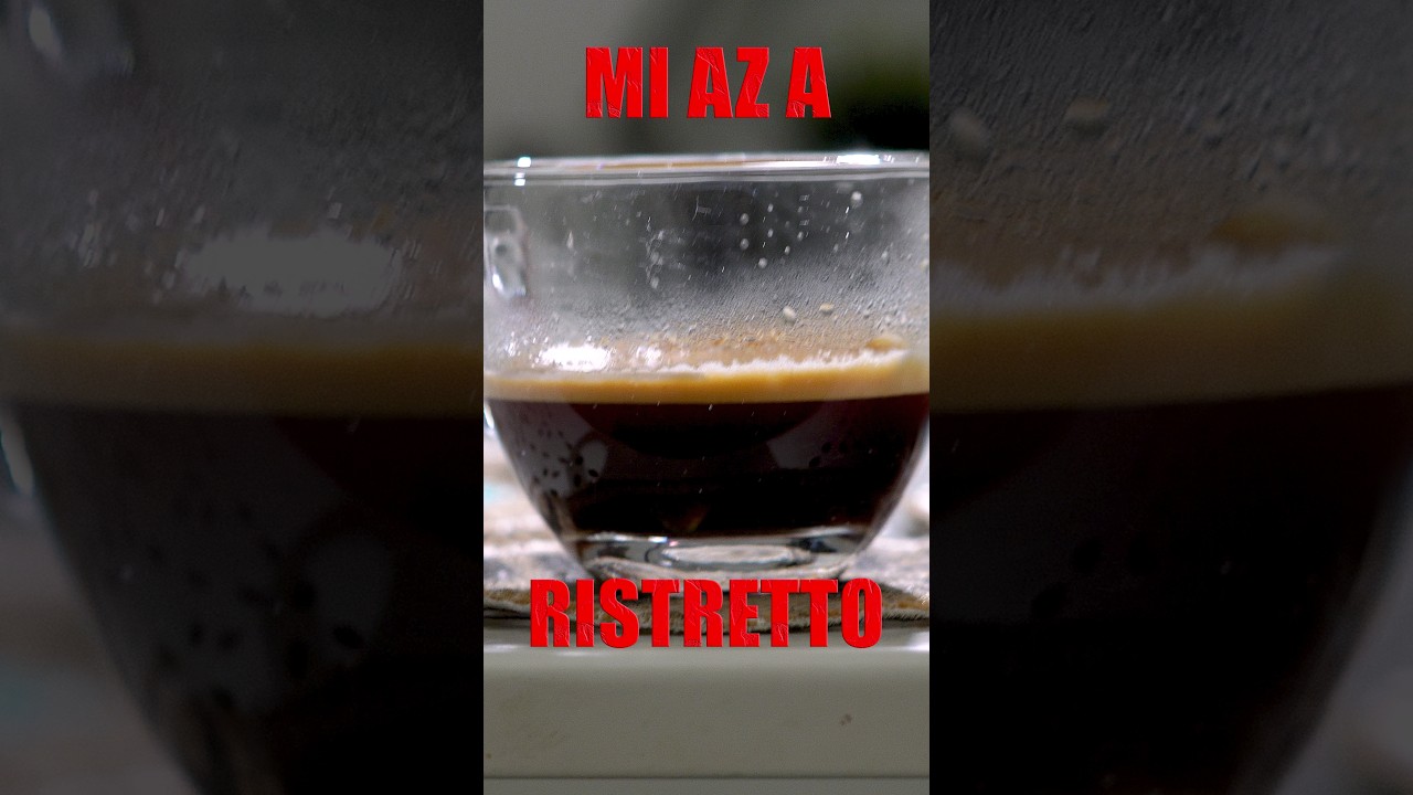 Ristretto: A kávé „csak” kávé?