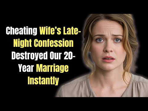 Cheating Wife S Late Night Confession Destroyed Our 20 Year Marriage Instantly Cheating Wife Story 