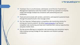 Tour Operator Software | Travelopro