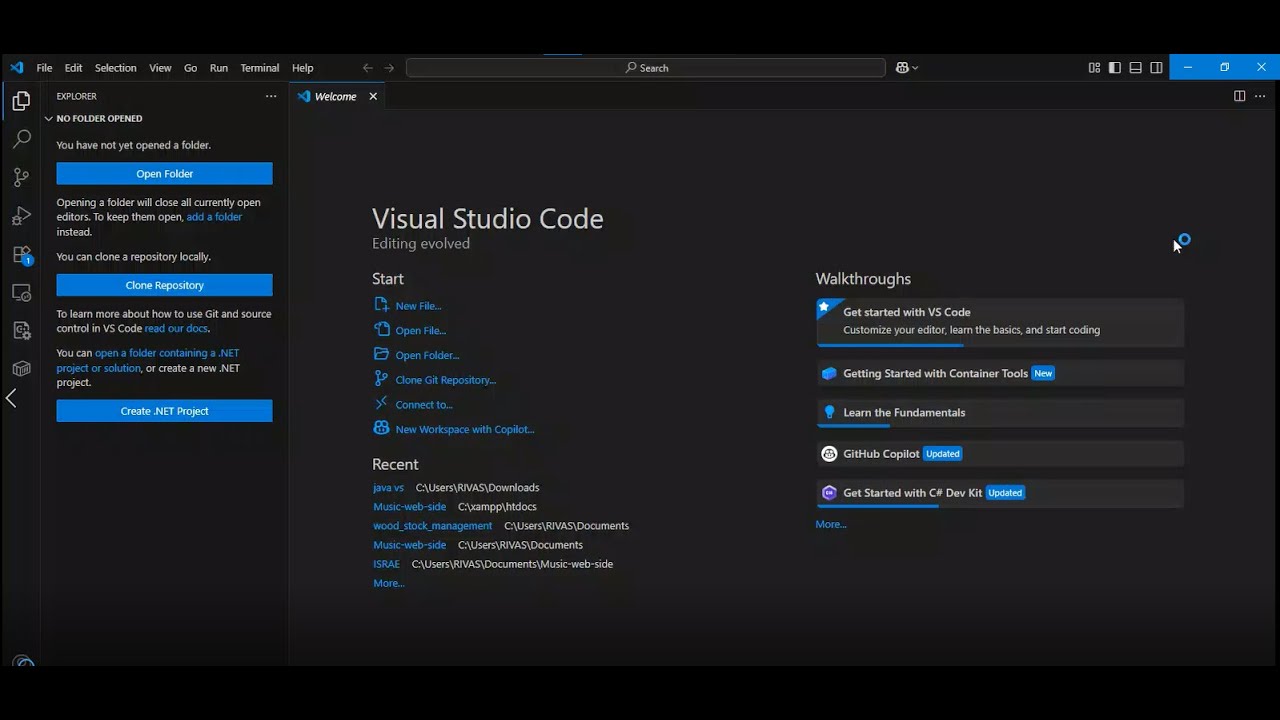 Cómo crear un projecto java en visual studio Code - YouTube