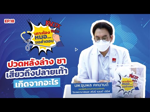 ปวดหลังร้าวลงขาเกิดจากอะไร และรักษาอย่างไร? EP 18 | เคาะห้องหมอ ขอคำตอบ