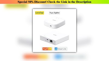 Flash Sale LoraTap Tuya Multi-mode WiFi ZigBee 3.0 Bluetooth Mesh Gateway Hub Bridge Wireless and W