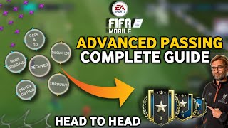 Advanced Passing in fifa mobile | advanced passing tutorial (complete guide | fifa mobile 23 #fifa