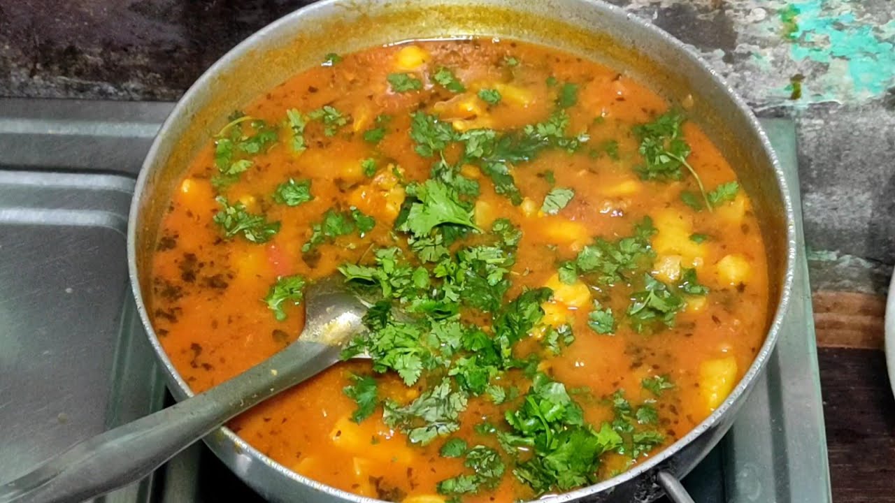 हलवाई स्टाइल आलू टमाटर की सब्जी आसान तरीके से | aloo tamatar ki sabji | Ravi Home Recipes | 