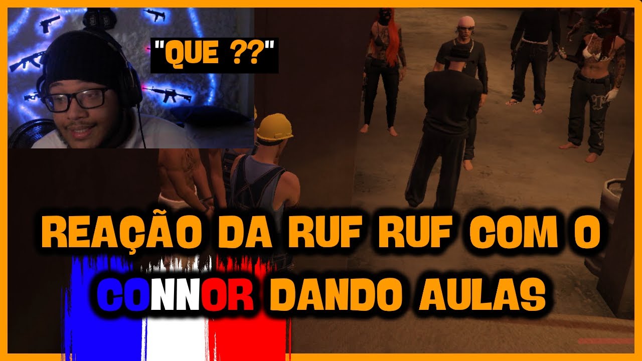REAÇÃO do JOAQUIM O RUIM e da RUF RUF com o CONNOR DANDO AULAS pro TODURO