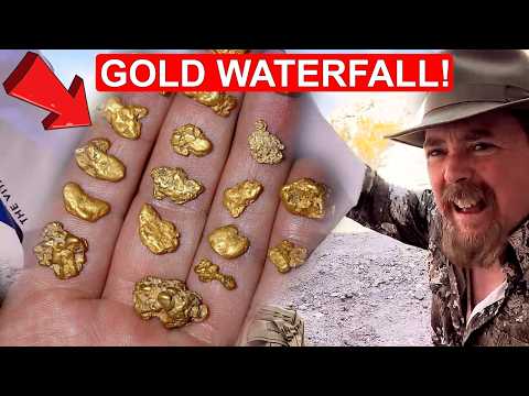 I Found a Desert Waterfall Loaded With Placer Gold!
