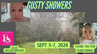 GUSTY SHOWERS!!