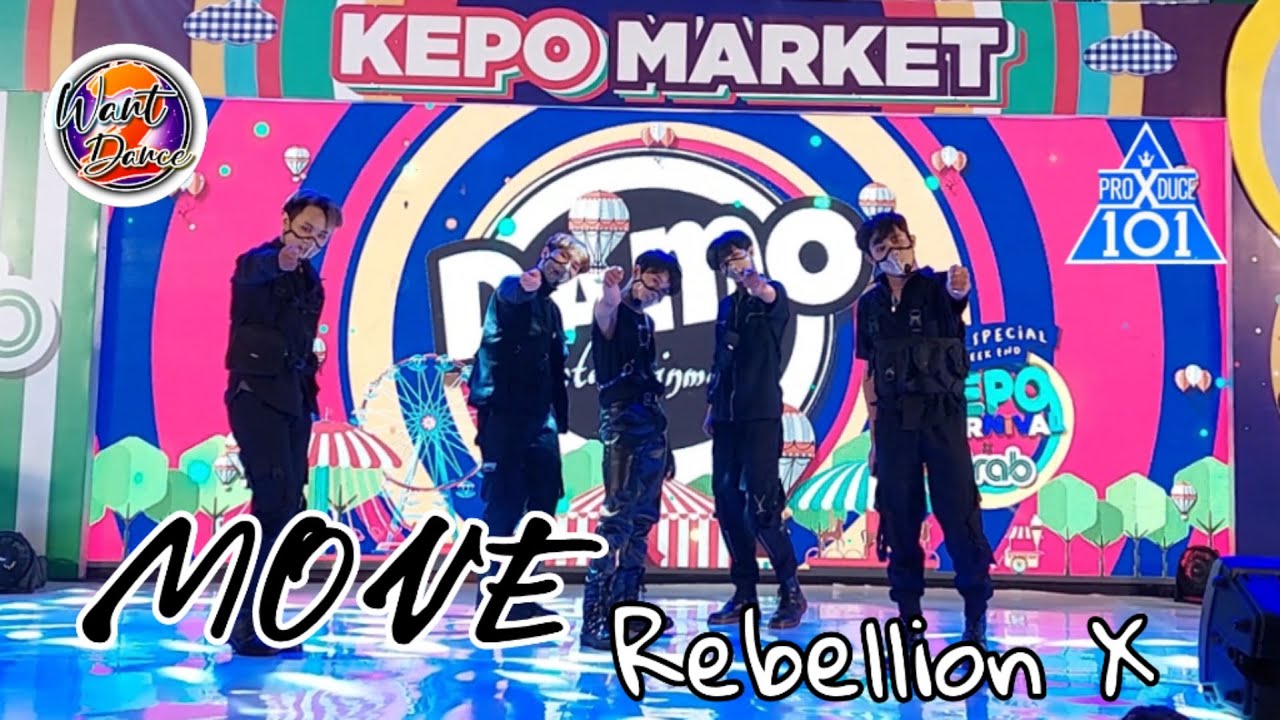 [MOVE - SIXC (6 crazy)] ~Team Dance at Kepo Market~ Rebellion X - YouTube