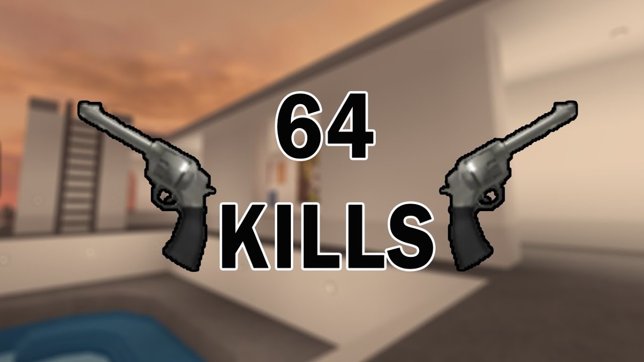 Roblox Murderers Vs Sheriffs, 60 Kills In Capitol