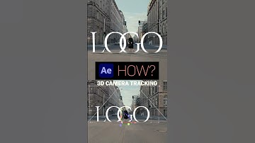 How to Put Your Logo Into Any Scene Easily! 3D Camera Tracking in After Effects.
