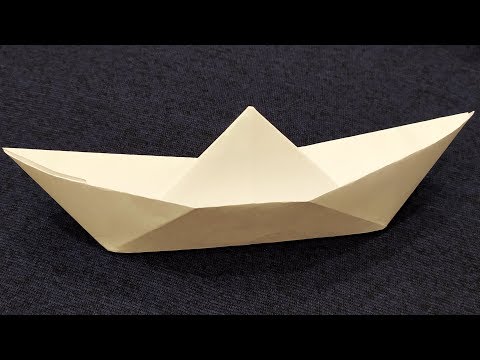 How to make a boat out of paper