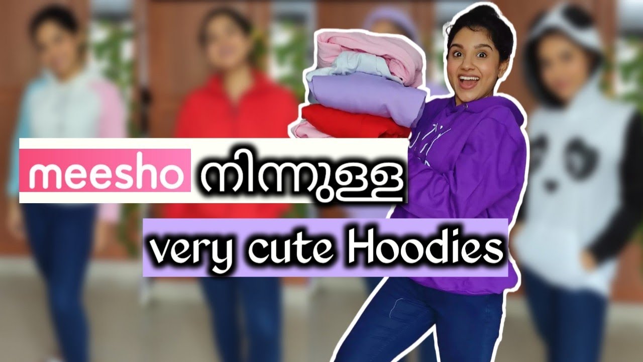 Maha Cute Hoodies from Meesho / Meesho Haul / PurPle KohL Megha YouTube