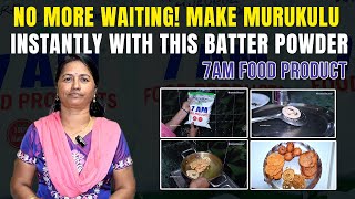 Quick Evening Snack Making Chakralu with 7 AM Batter Powder screenshot 4