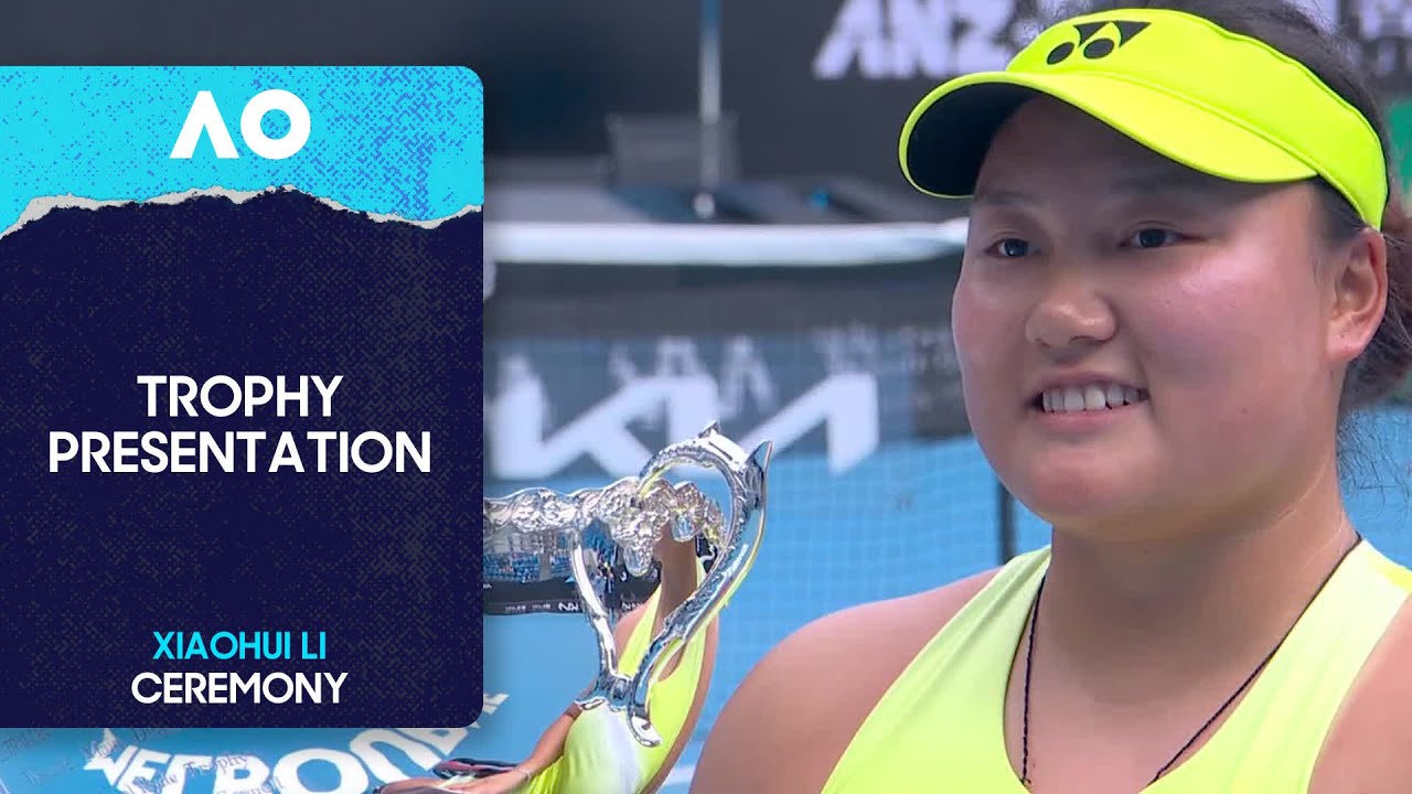 Womens' Wheelchair Singles Trophy Ceremony | Xiaohui Li v Diede De