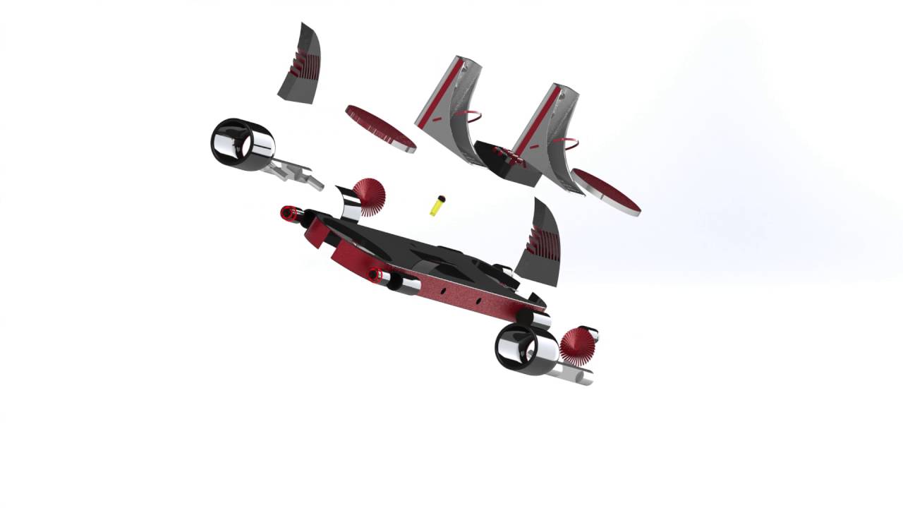 Hoverboard Exploded View