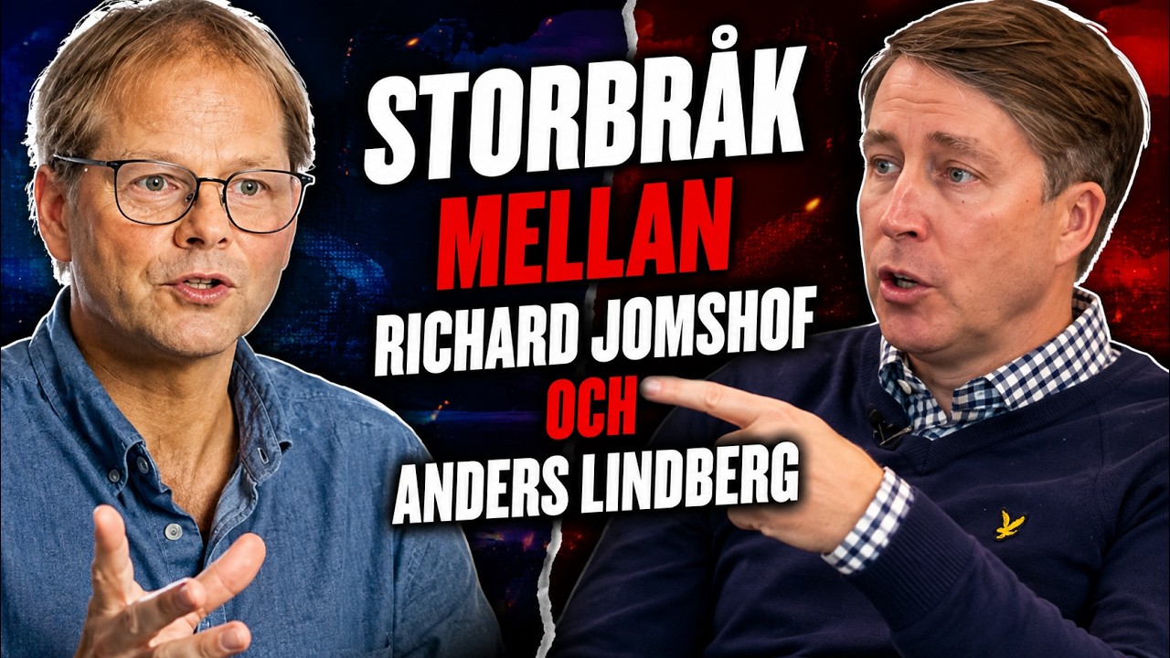 Storbråk mellan Richard Jomshof och Anders Lindberg