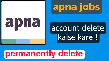 Apna job app pe account delete kaise kare !