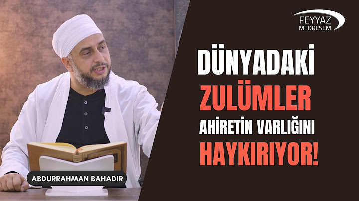Dünyadaki zülümler ahiretin varlığını haykırıyor