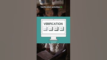 What is Verification in Software Testing?  #verificationandvalidationintesting #short