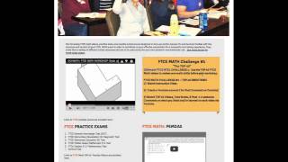 GOHMATH: FTCE PRE-WORKSHOP HOMEWORK ~ FTCE MATH Challenge #1 ~ TOP 40 ~  Chris Abraham ~ GOHmath.com