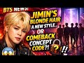 BTs news. Jimin's Blonde hair is just a new style... or the BTS Comeback concept code?!