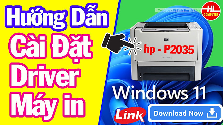 Hướng dẫn driver hp laserjet p2035n wifi