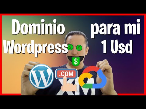 Dominio profesional para nuestro wordpress por 1 USD